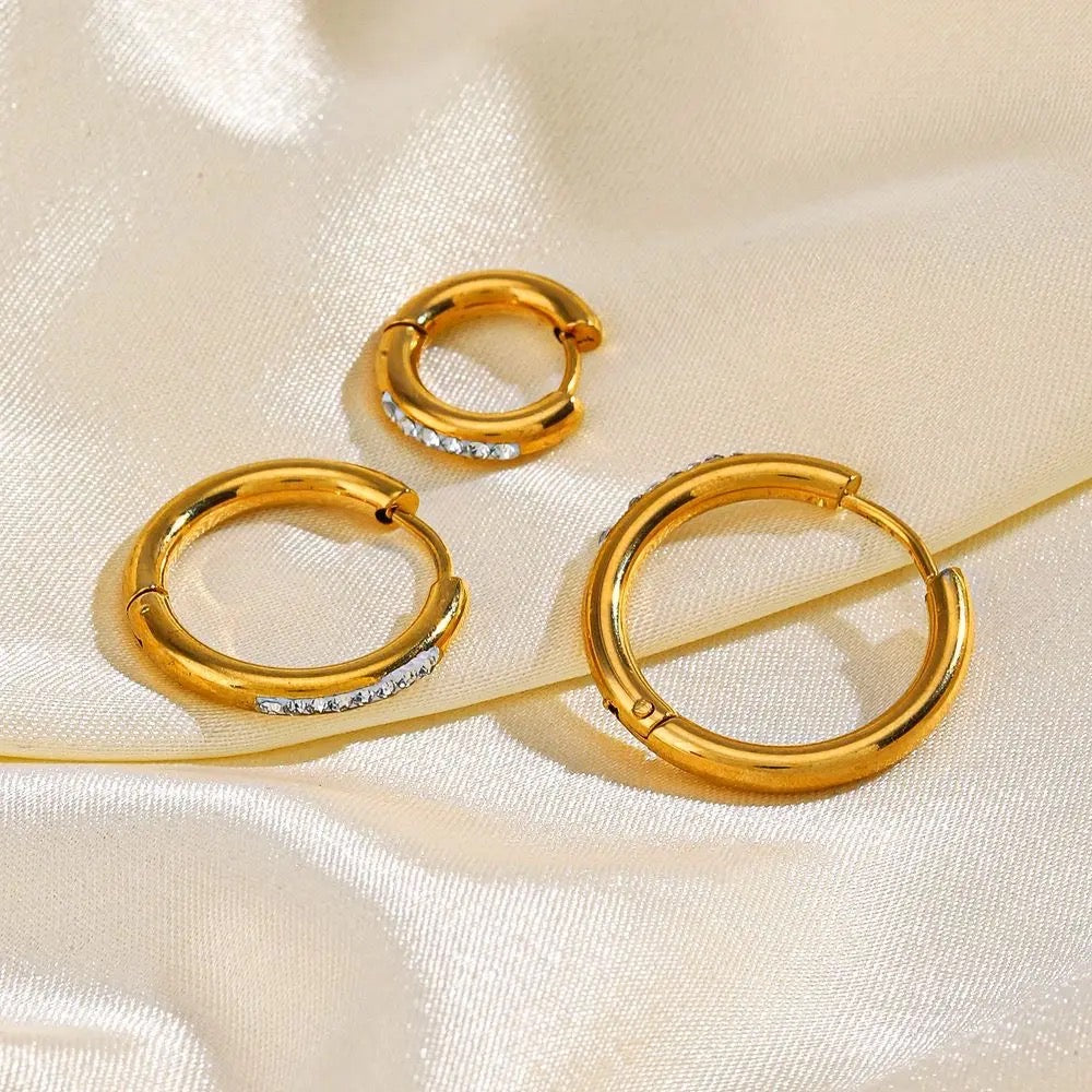 Diamond Glow Daily wear hoops