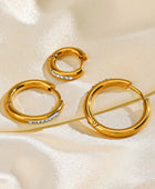 Diamond Glow Daily wear hoops