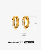 Diamond Glow Daily wear hoops