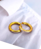 Diamond Glow Daily wear hoops
