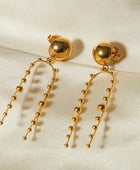 Threader long Statemant Earrings
