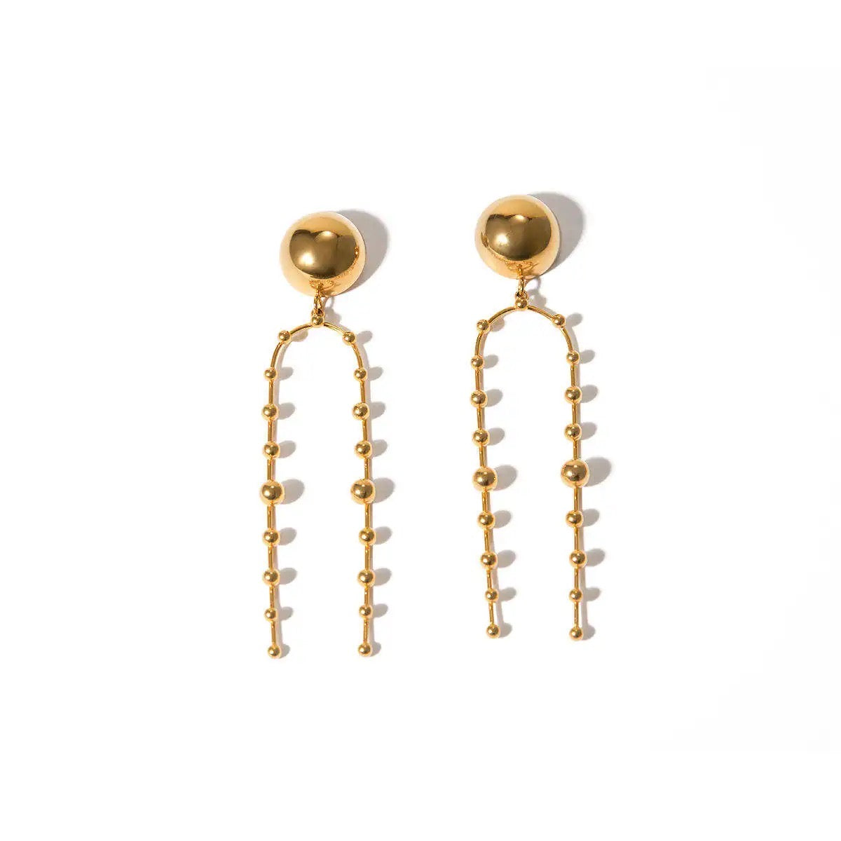 Threader long Statemant Earrings