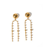 Threader long Statemant Earrings