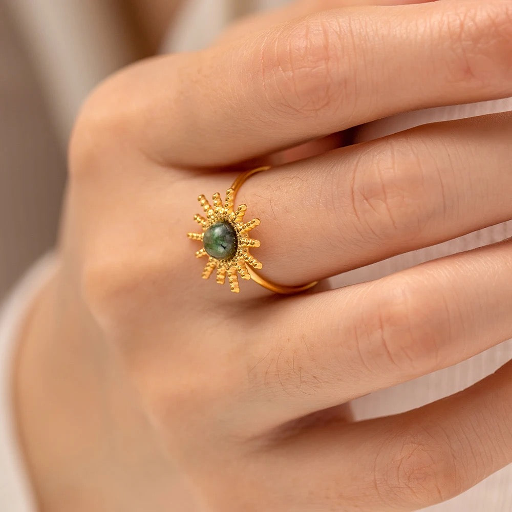 Lush Sun Green Ring