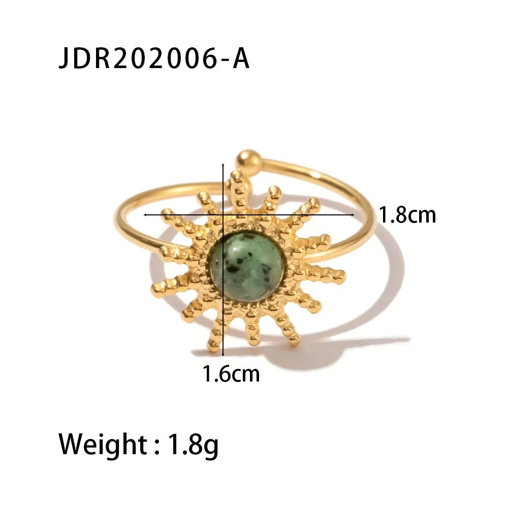 Lush Sun Green Ring