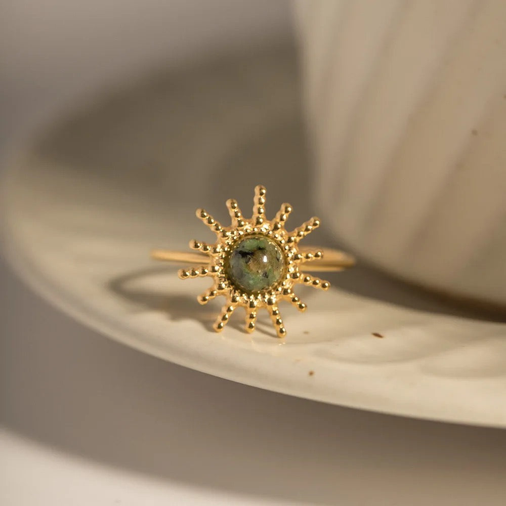 Lush Sun Green Ring