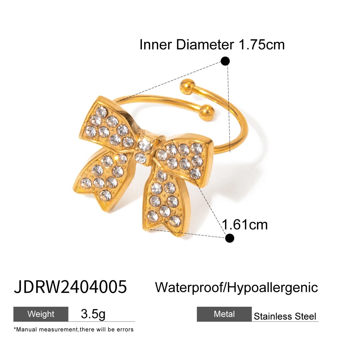 Picky Bow Diamond Ring