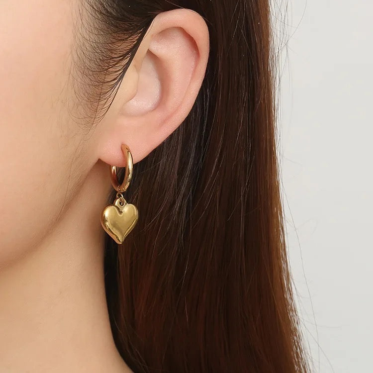 Reshi Hanging Heart Earrings
