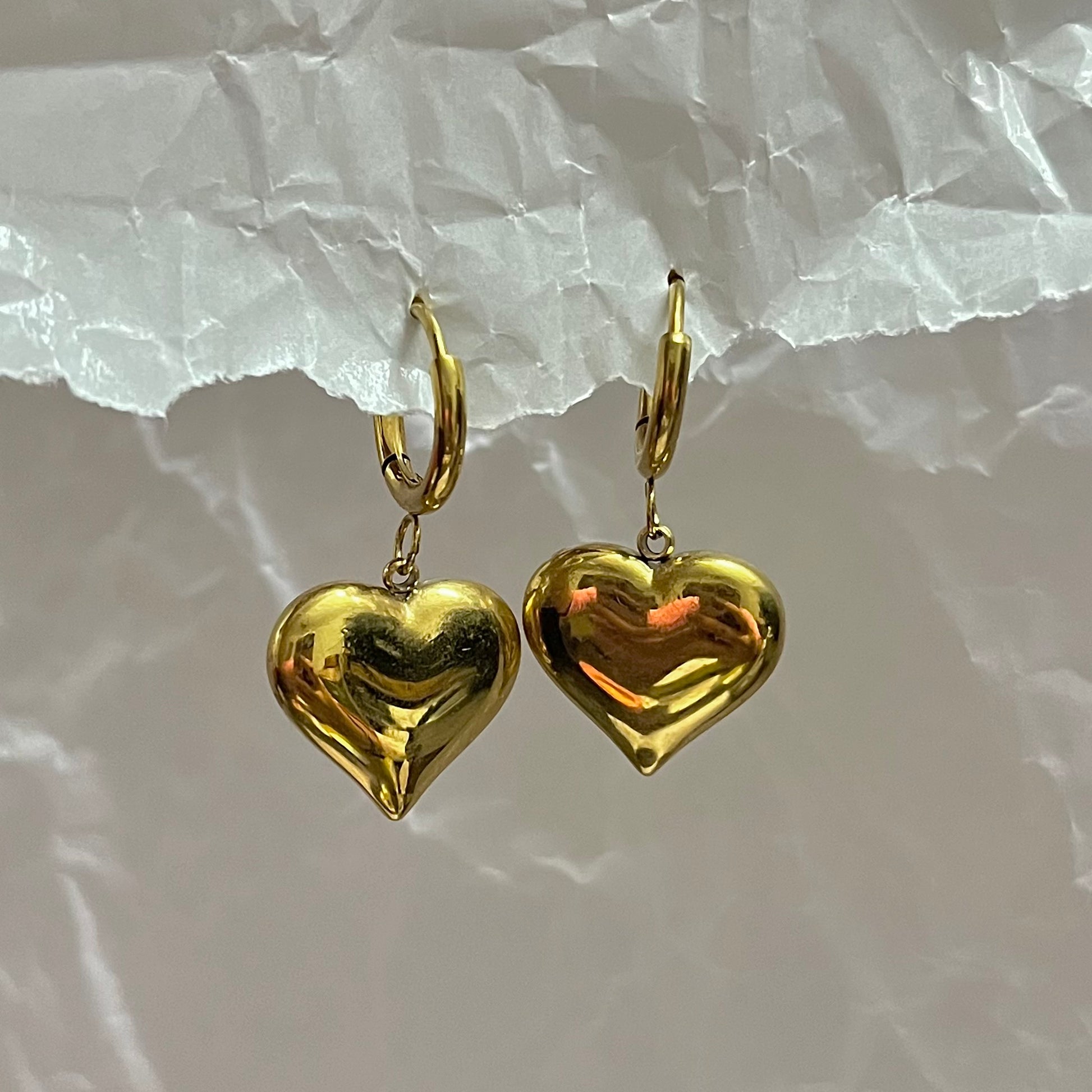 Reshi Hanging Heart Earrings