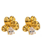 Xavi Diamond Flower Studs