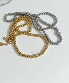 Beet Gold Beaded Nacklace