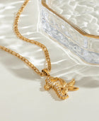 Seahorshi Statemant Gold Necklace