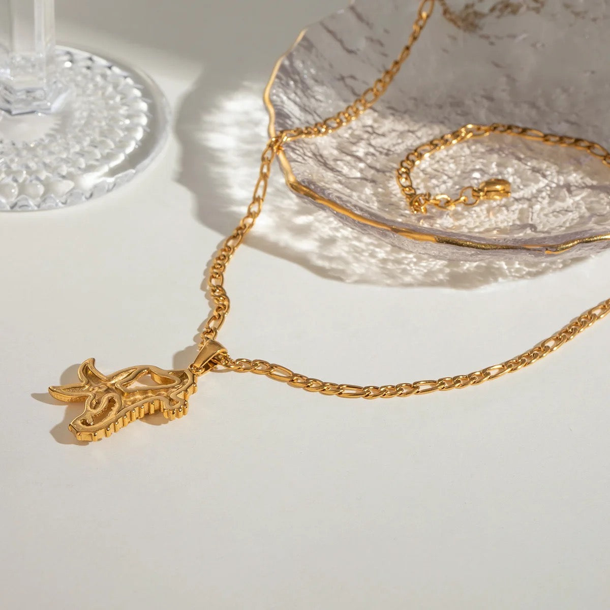 Seahorshi Statemant Gold Necklace
