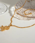 Seahorshi Statemant Gold Necklace