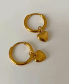 Mini Scarllet Heart Huggies