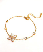 Varese Flower Dainty Diamond Bracelet