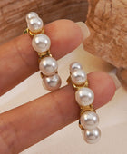 Lumina Pearl Gold Hoops