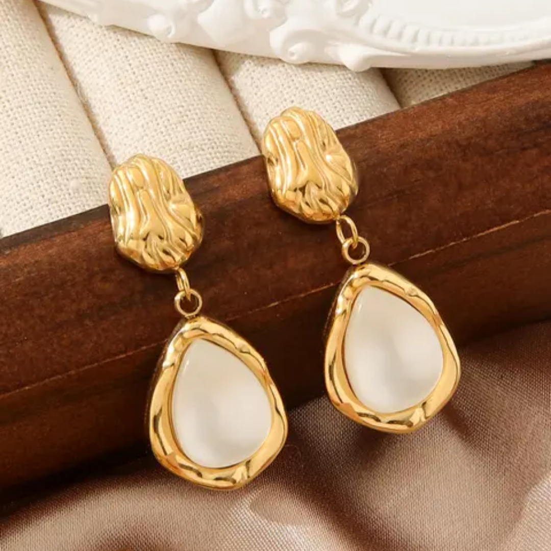 Farja Pearl Statement Earrings