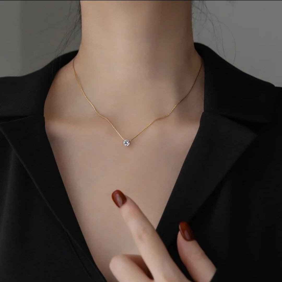 Silver and Gold Aura Necklaces