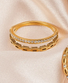 Duala Diamond Gold Ring