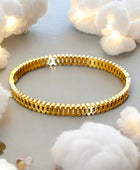 Solan Linked Gold Cuff