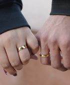 Goldi Bands Couple Rings Combo