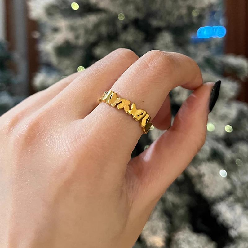 Queen Butterfly Gold Ring