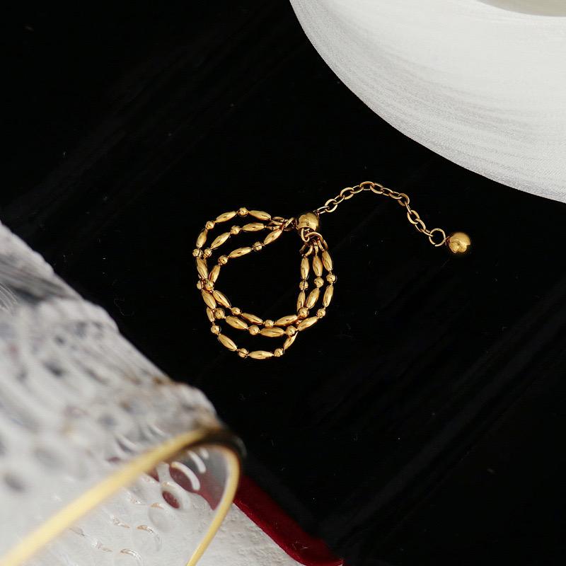 Buslin Beaded Adjustable Ring✨