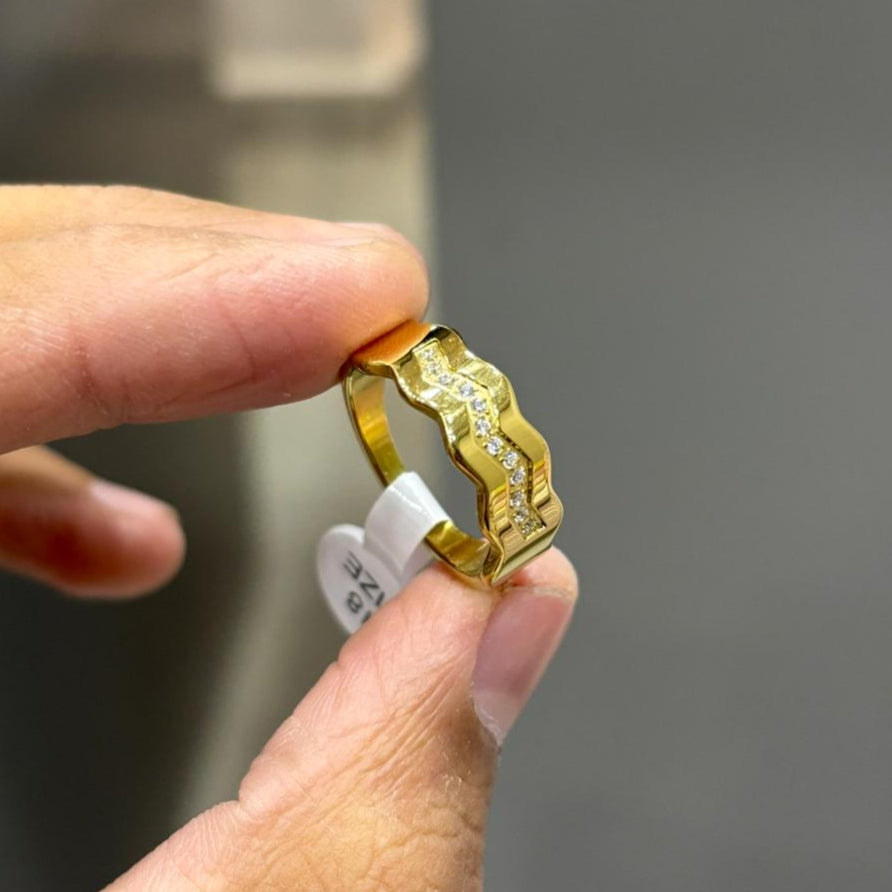Wusia Wave Gold Ring