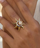 Giving Shine Sun Statement Ring