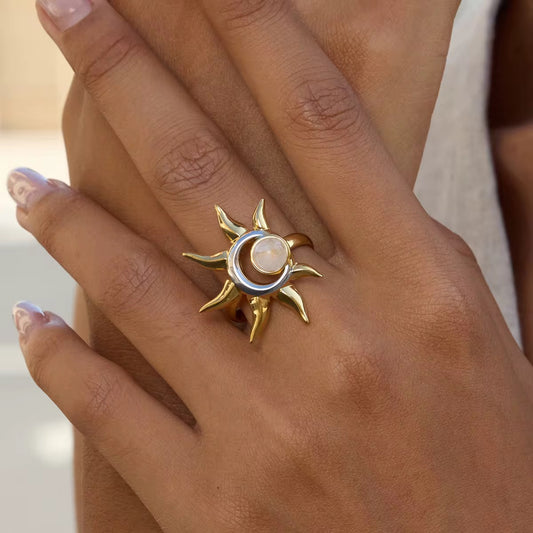 Giving Shine Sun Statement Ring
