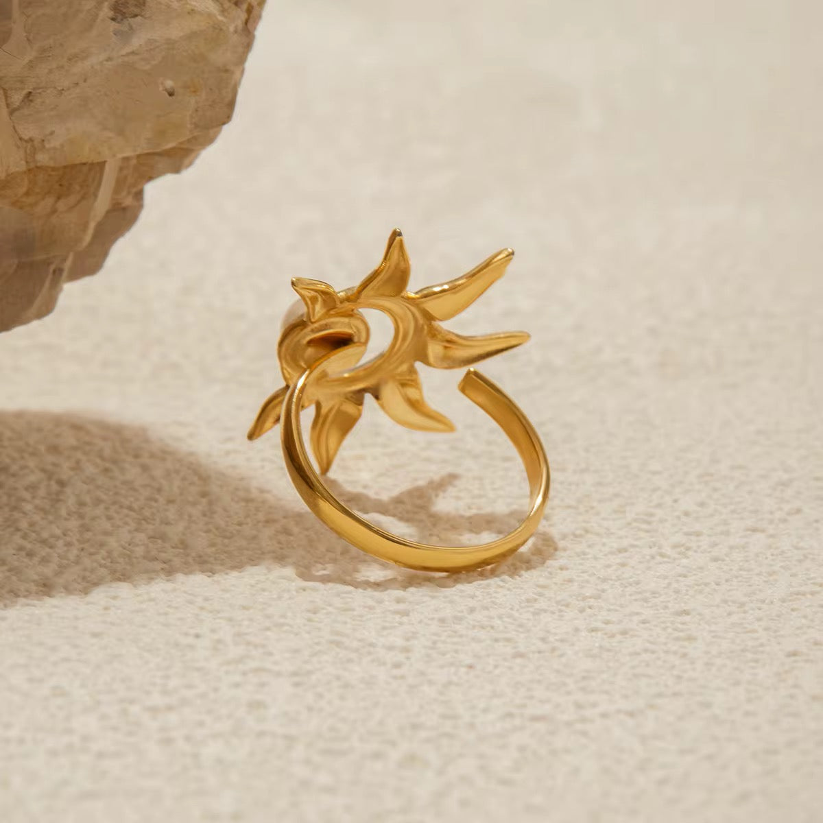 Giving Shine Sun Statement Ring