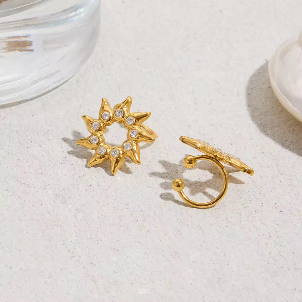 Juillia Star Diamond Earcuff
