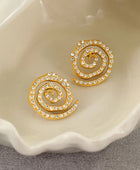Evolvi Diamond Round Earrings