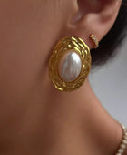 Sweden Big Pearl Earrings