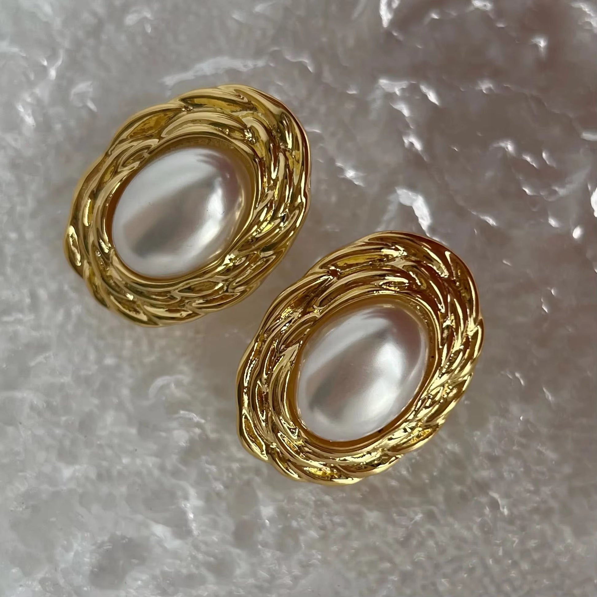 Sweden Big Pearl Earrings
