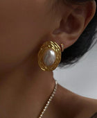 Sweden Big Pearl Earrings