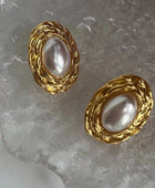 Sweden Big Pearl Earrings