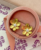 Inara Pearl Flower Studs