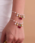 Ivory Strawberry Pearl Bracelet
