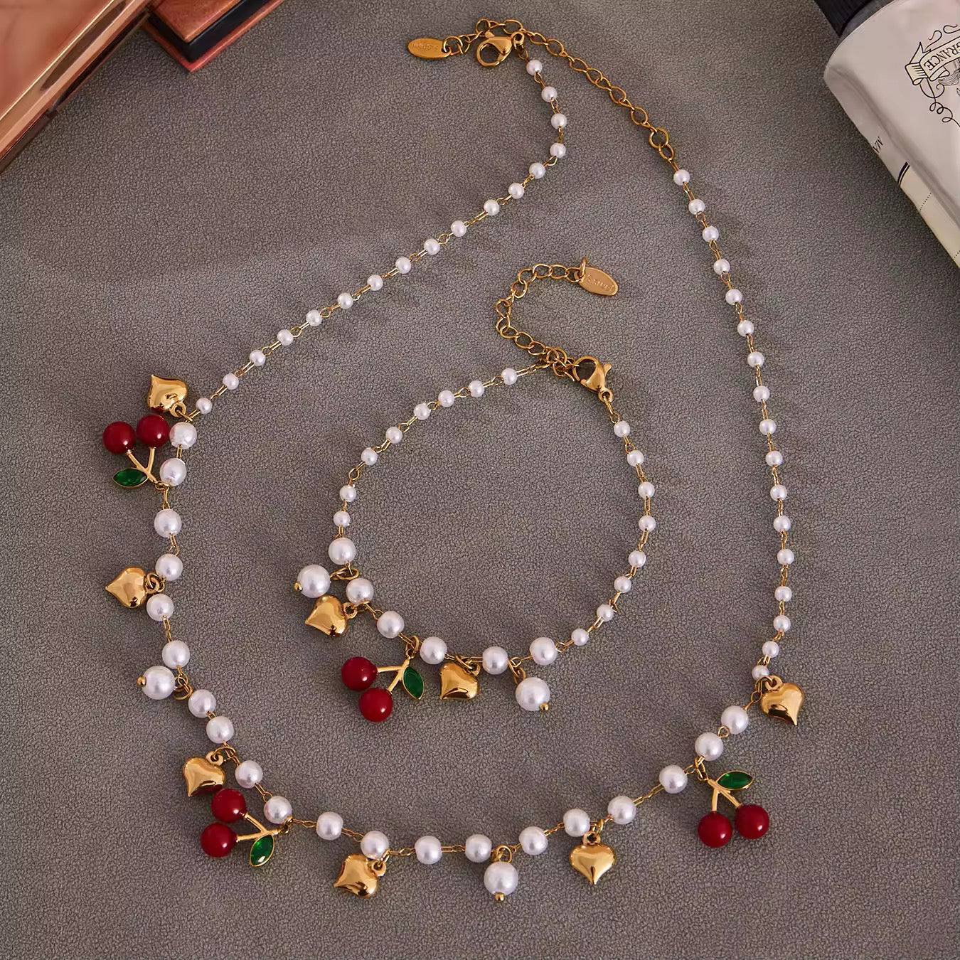Ivory Strawberry Pearl Bracelet