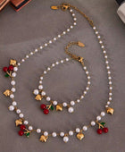 Ivory Strawberry Pearl Bracelet