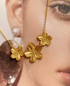 Tiaya Tri Flower Necklace