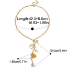 Norway Long Statement Love Necklace