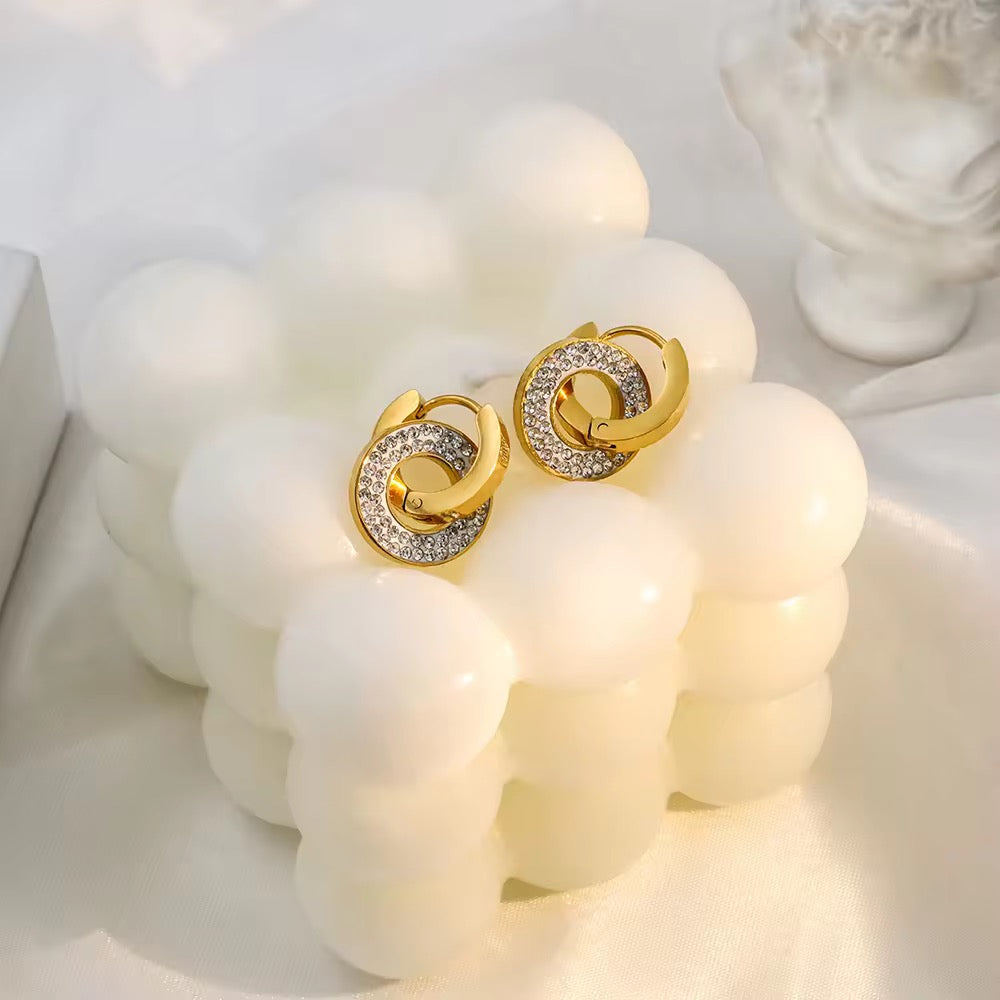 Revi Dual Hanging Earrings