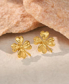 Four Petal Flower Earrings