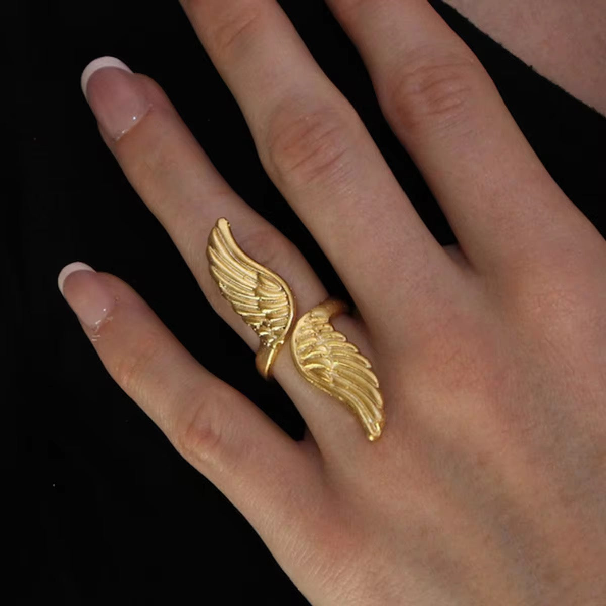 Birdly Wing Gold Ring✨