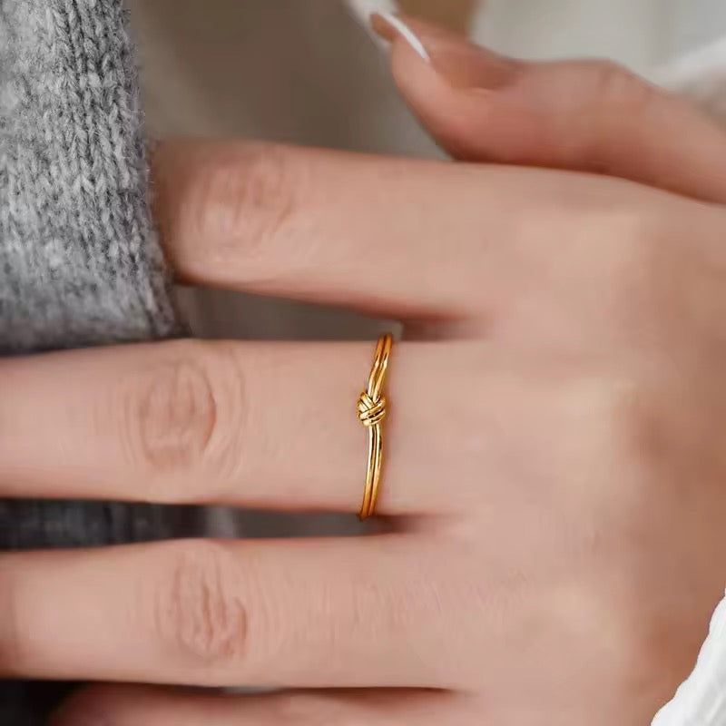 Tie Knot Love Ring✨
