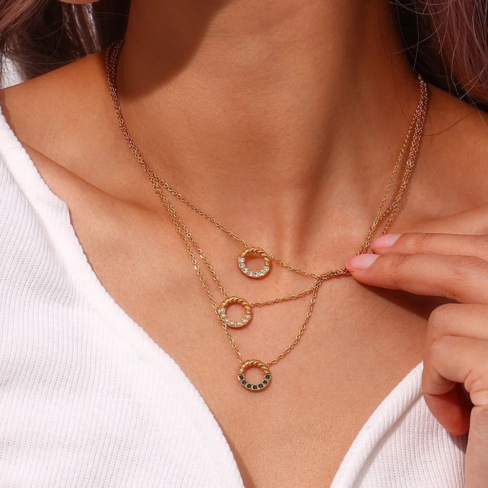 Eternal Circle Pretty Necklaces
