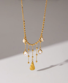 Grace Diamond Droplet Necklace